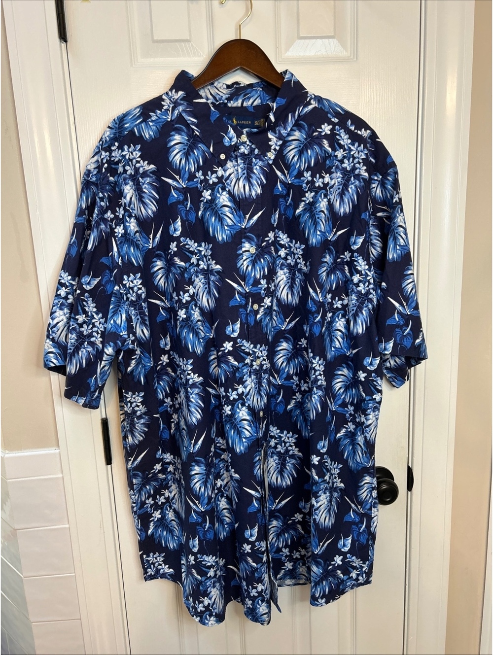 NWT Ralph Lauren Men 4XLT Birds of Paradise Tropical shirt